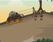 Zombie tank battle online játék
